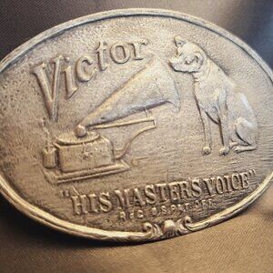 Victor ~ “His Master’s Voice” ~ “Voicemail” ~ Solid Belt Buckle
